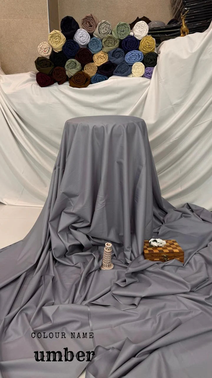 Men’s unstitched Plain Suit