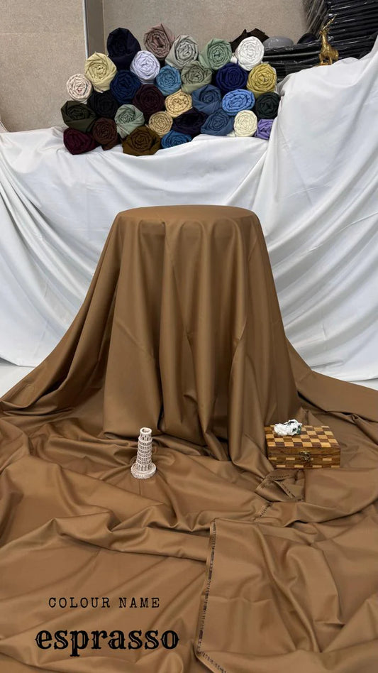 Men’s unstitched Plain Suit