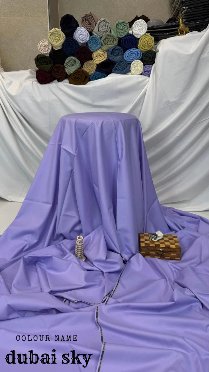 Men’s unstitched Plain Suit