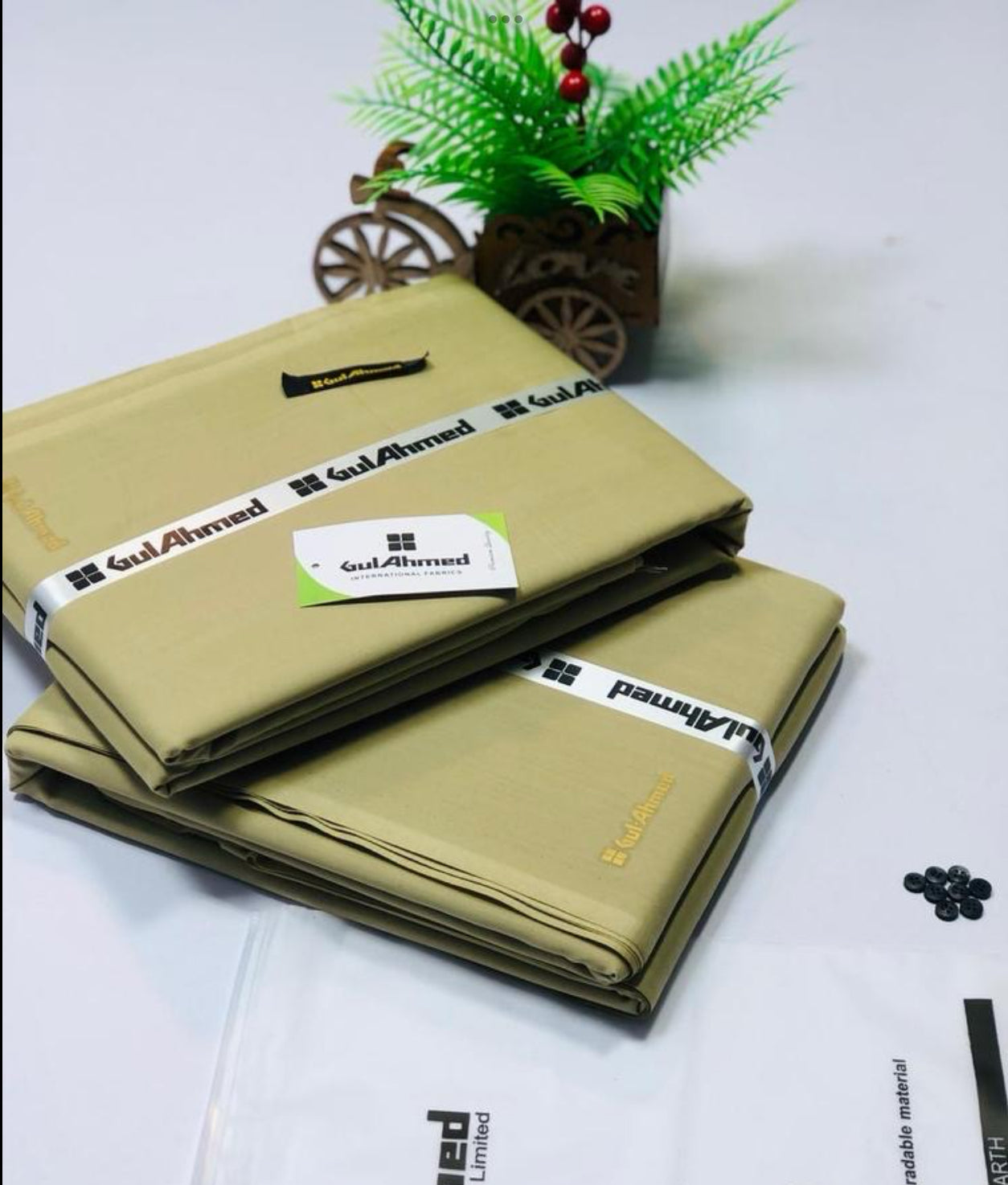 Men’s unstitched Paper cotton Plain Suit